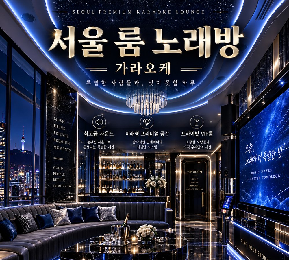 역삼동 전화 상담 안내가 담긴 서울 룸 홍보 이미지